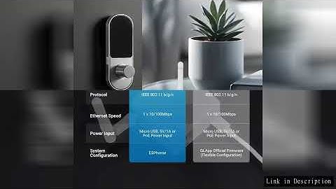 GL-S10 Bluetooth IoT Gateway | PoE Power Supply