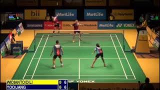 R32 XD Riky Widianto   Puspita Richi Dili vs Yoo Yeon S Jang Yee Na 2014 Malaysia Badminton Open