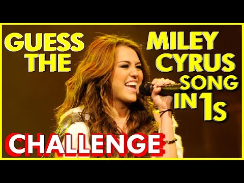 Guess The Miley Cyrus Song In 1 SECOND - Challenge!