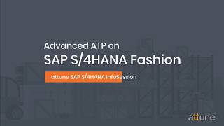 Back Order Processing (BOP) and Advanced Available to Promise (ATP) on SAP S/4HANA Fashion