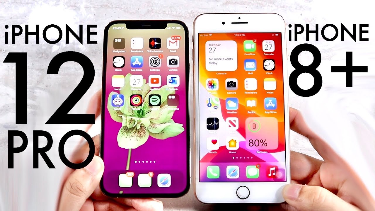 Iphone 12 Pro Max Vs Iphone 8 Plus Size Comparison