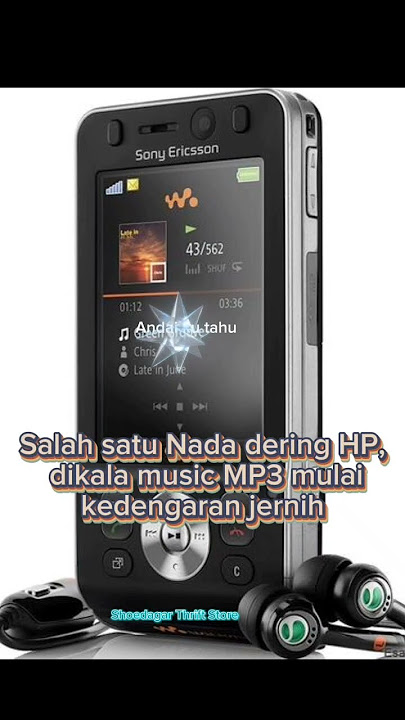Nada dering awal MP3 kedengaran jernih