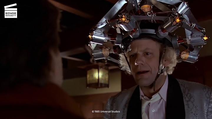 Back to the Future: Doc asks who's president in 1985 HD CLIP