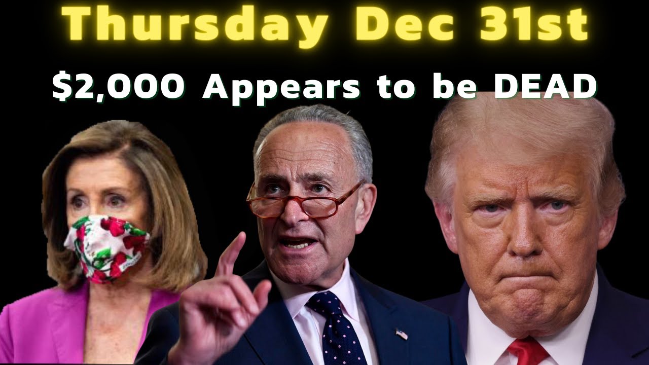 NO-BS Stimulus Update -- Thursday Dec 31st