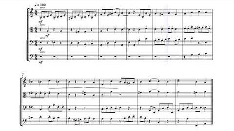 Exercise in Counterpoint | for string ensemble
