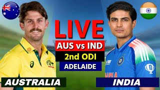 Live: India vs Australia, 2nd ODI | IND vs AUS Live Match Today | Live Cricket Commentary | IND BAT