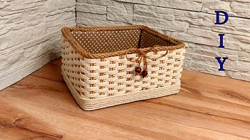 WHY BUY EXPENSIVE BASKETS IN STORES IF YOU CAN MAKE THEM WITH YOUR OWN HANDS   CARDBOARD CRAFTS   DO