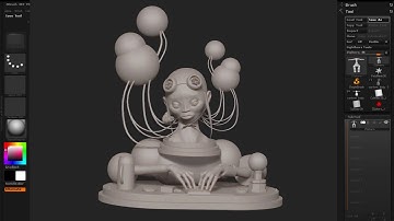 Refine a character in ZBrush and KeyShot