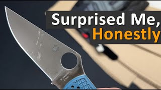 Spyderco K390 Stretch 2: I Quit Before the Blade Did