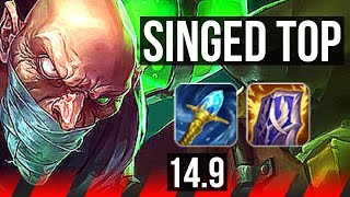 SINGED vs RENEKTON (TOP) | 4/1/16, 1000+ games | EUW Master | 14.9