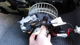 Снятие салонного моторчика Mercedes W210 How To Remove Cabin Fan
