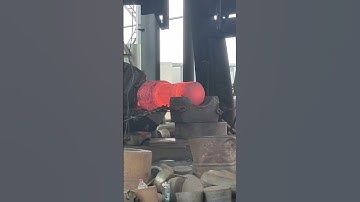 Forging a super large shaft | Amazing heavy-duty forging video