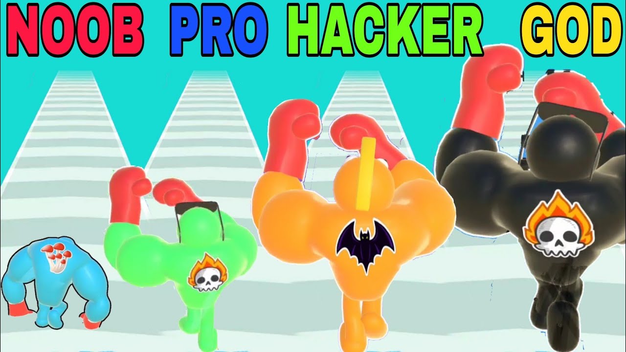 Punchy Race  in NOOB VS PRO VS HACKER VS GOD