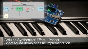 Arduino Synthesizer Effect - Phaser - A short sound demo of basic implementation