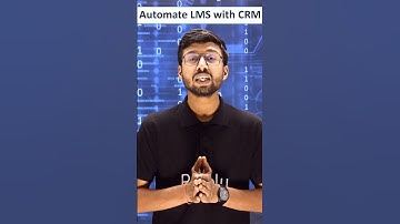 Automate LMS with CRM | Automation in LMS #shorts #lms