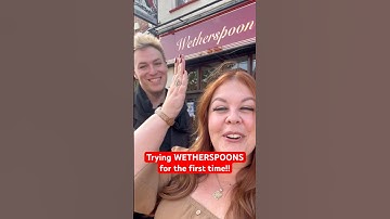 Trying WETHERSPOONS for the first time!! 🍽️ #wetherspoons #tryingfood #uk #england #funny #british