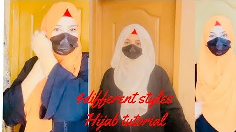 4 instant /ready hijab tutorial ||full coverage hijab style #hijabi#youtubeshorts#shorts