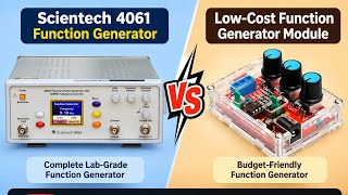 DIY Function Generator vs Laboratory Function Generator | DSO Test