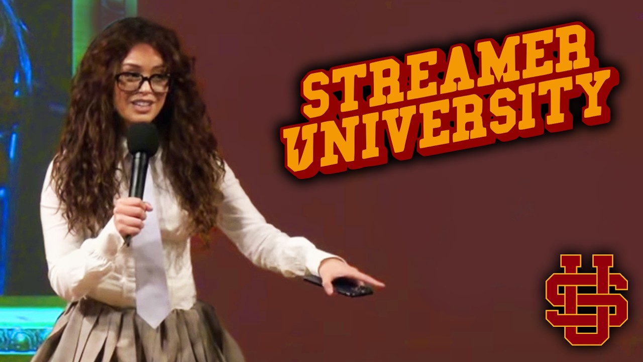 Professor Valkyrae gets Ready for Class at Streamer University (DAY 2)