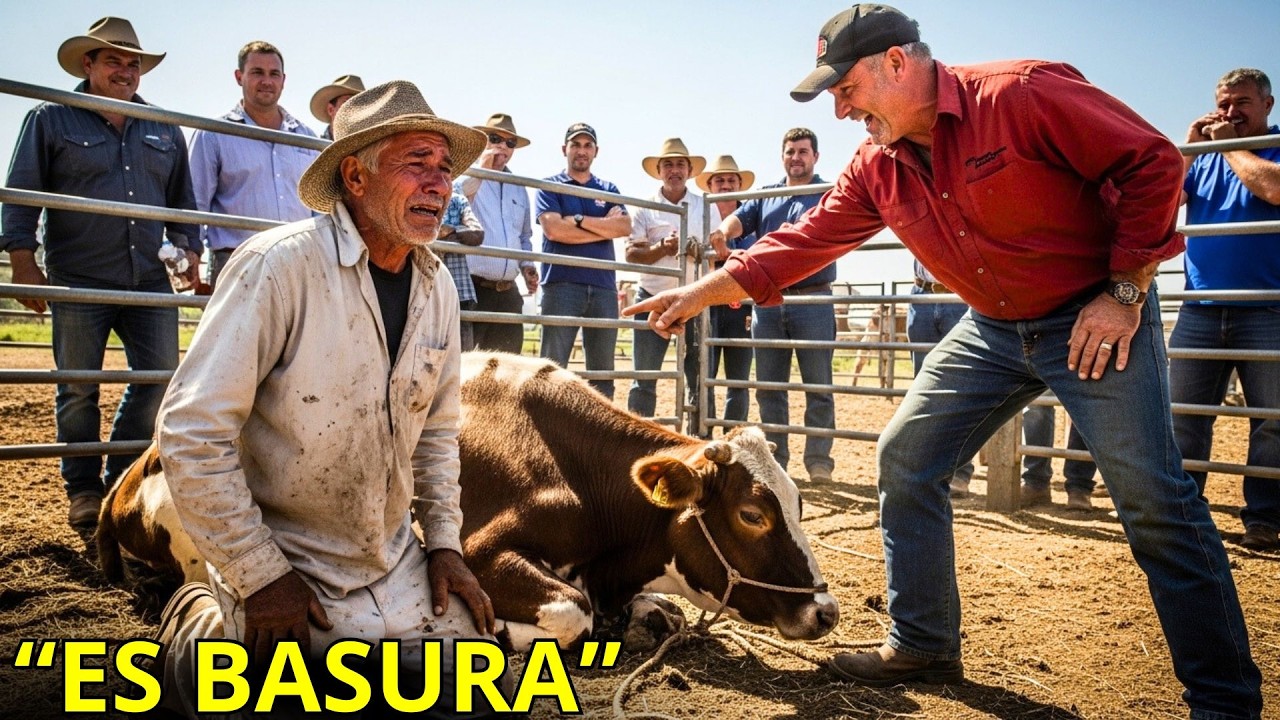 Hacendado Millonario Humilla a su Empleado con la Vaca Más Débil…Luego Le Suplica que se la Devuelva