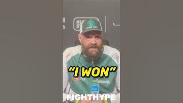 Tyson Fury REACTS after LOSING to Usyk in REMATCH: “ I WON BOTH FIGHTS”