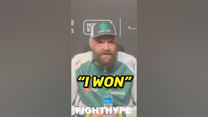 Tyson Fury REACTS after LOSING to Usyk in REMATCH: “ I WON BOTH FIGHTS”