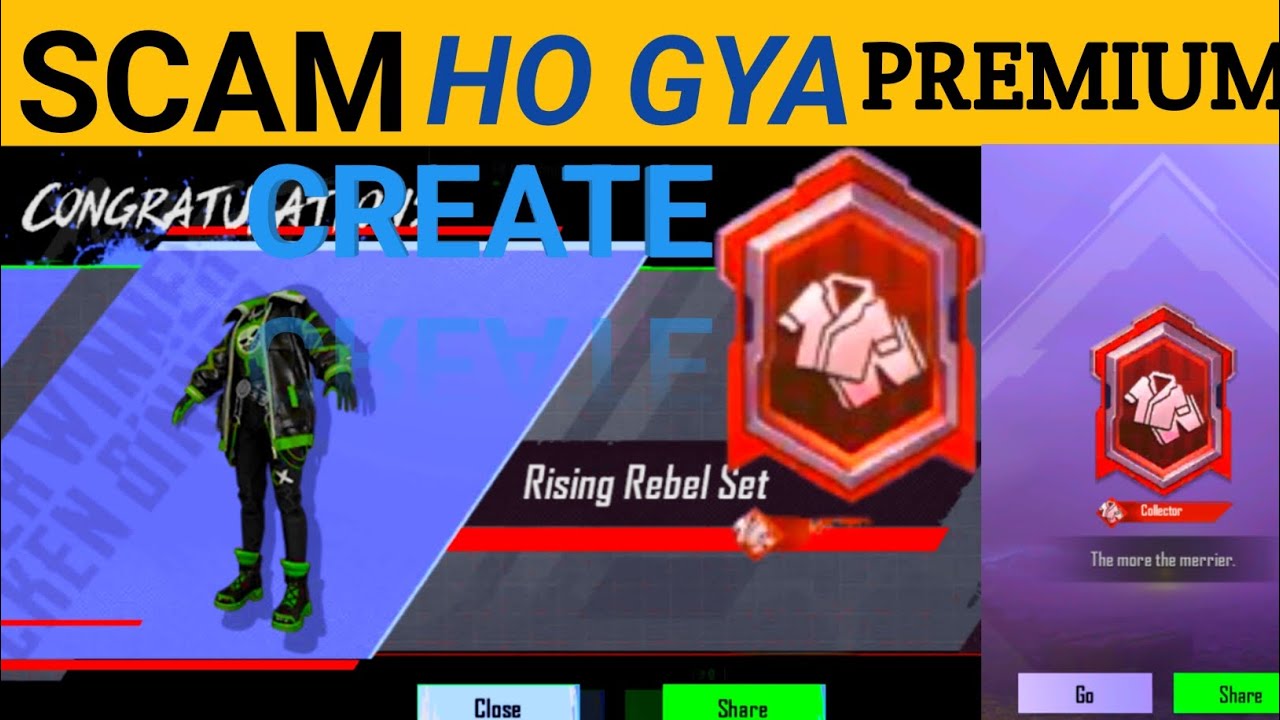 WELCOME TO SCAM CREATE OPENING (PRIMIUM CREATEOPENING) & COLLECTOR TITLE 