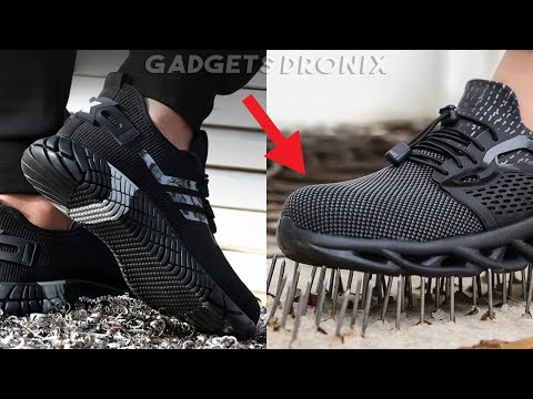 Video: Winterveiligheidsschoenen: Heren- En Dameslaarzen Voor Werk In De Winter Bij Strenge Vorst, Geïsoleerde Werkschoenen Met Antislip Rubberen Zolen