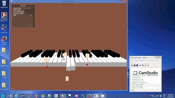 LeapMotion virtual piano test