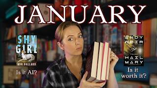 Everything I read in January 📚 horror, Project Hail Mary \u0026 DNFing Shy Girl