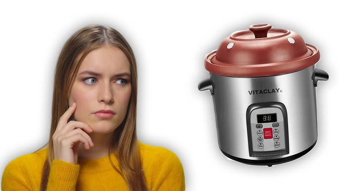 VitaClay Slow Cooker-A Non-Toxic Slow Cooker without Aluminum or Teflon -  Our Gluten Free Family