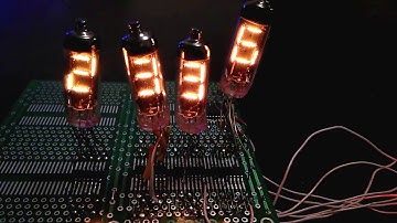 Numitron clock proto