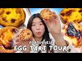 Finding the best portuguese egg tart in portugal  pastel de nata tour lisbon porto  sintra