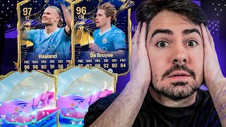 HAALAND TOTY E DE BRUYNE TOTY COM 2 FUTURAS ESTRELAS! FUT DRAFT EAFC 24