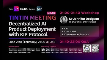 Decentralized AI Product Deployment with KIP Protocol｜Workshop
