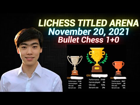 ALIREZA FIROUZJA ON LICHESS TITLED ARENA APRIL 2021, blitz