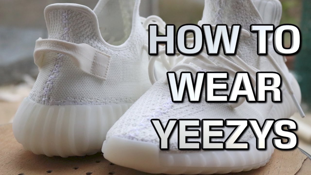 how to wear yeezy triple white