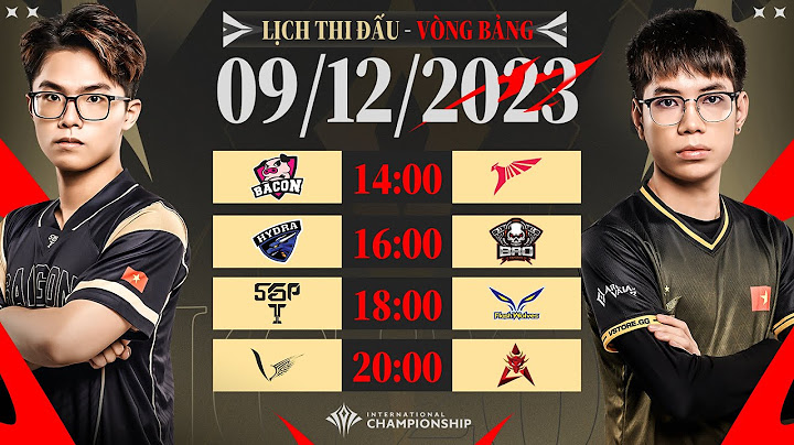 BAC vs TLN | BHD vs BRO | SGP vs FW | VGM vs HKA - VÒNG BẢNG AIC 2023 | NGÀY 09/12