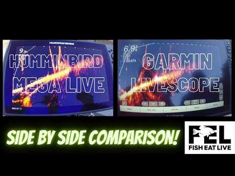 Humminbird Mega Live VS Garmin Livescope Fish Eat Live 