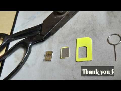 वीडियो: अपने हाथों से सिम कार्ड से माइक्रो सिम कैसे बनाएं?