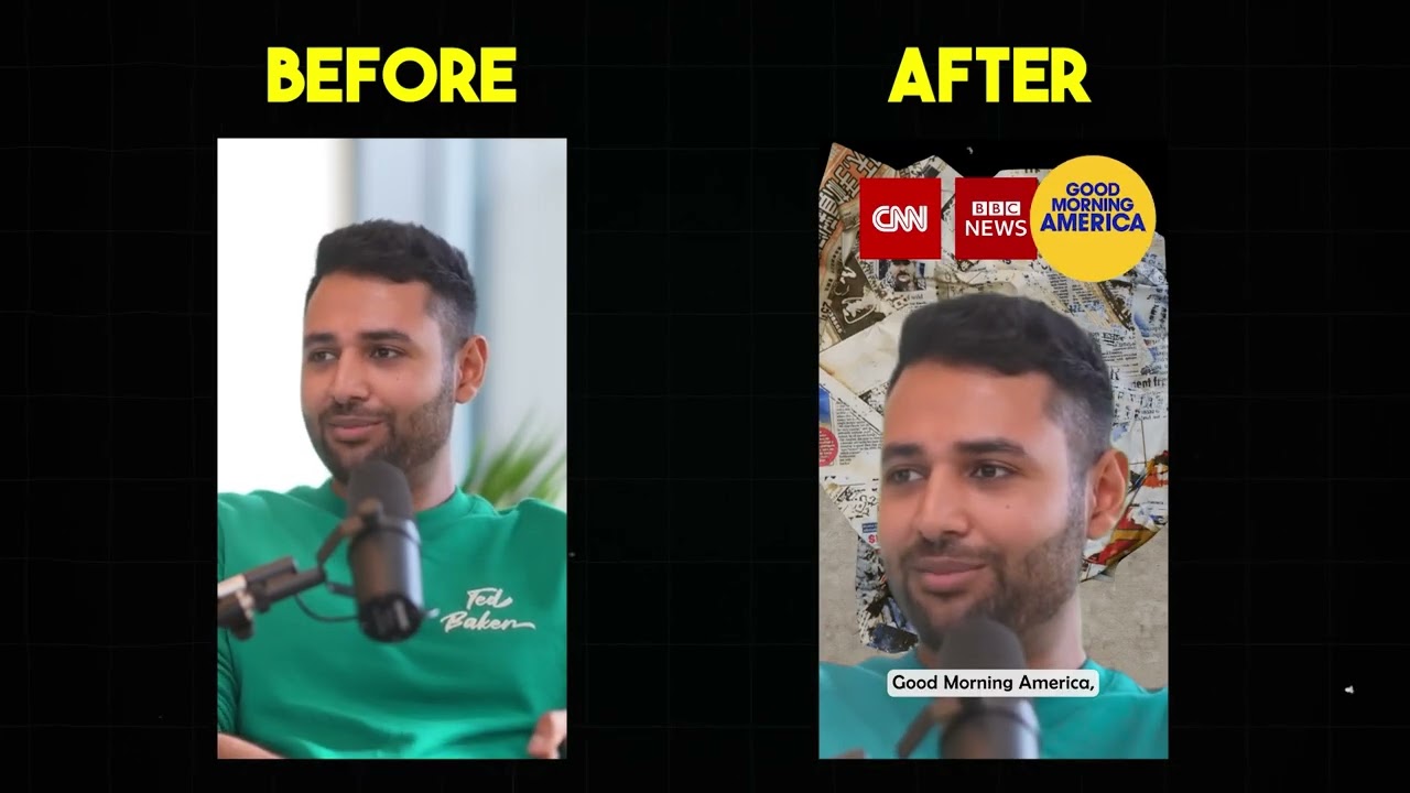 Ali Abdaal Style before&after