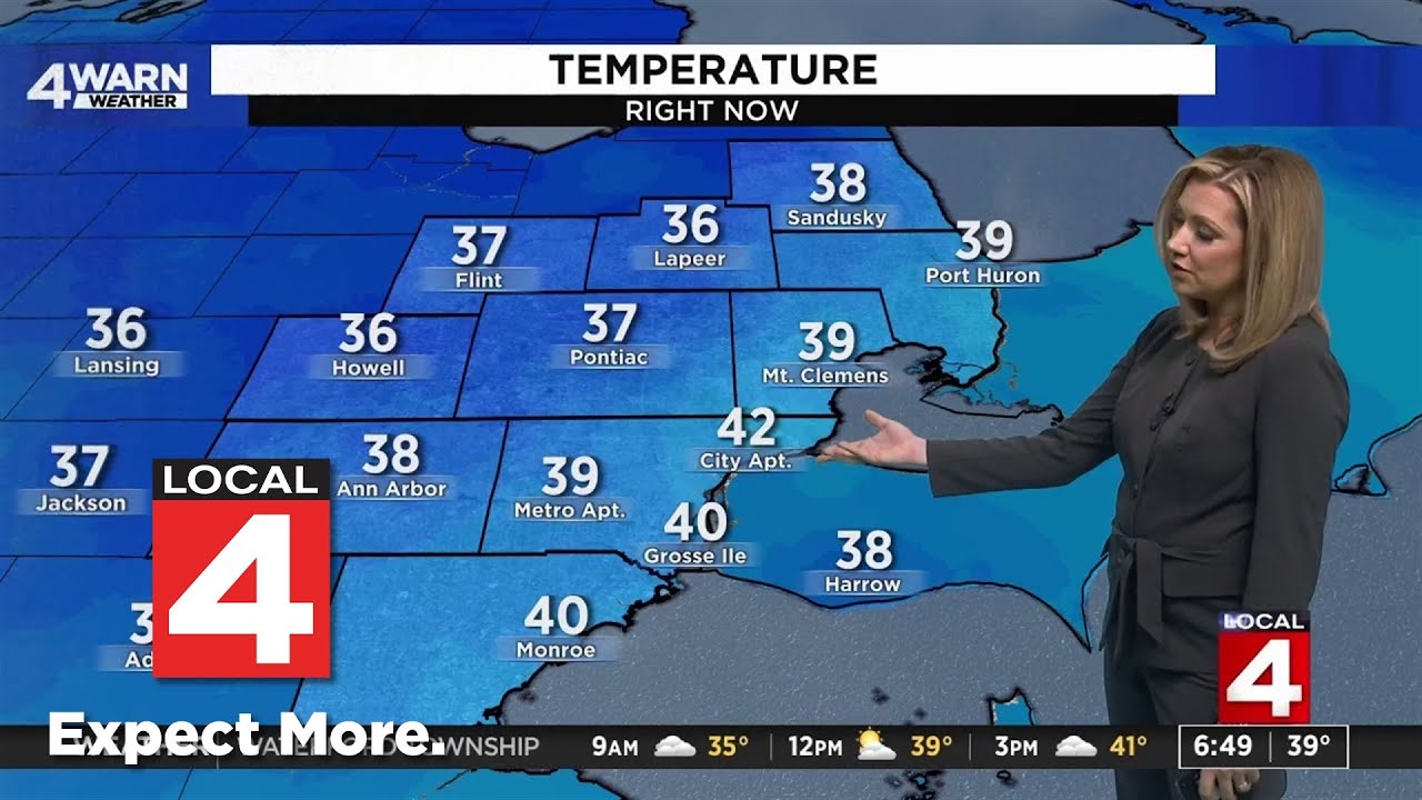 Metro Detroit weather forecast for Nov. 22, 223 -- 6 a.m. update - YouTube