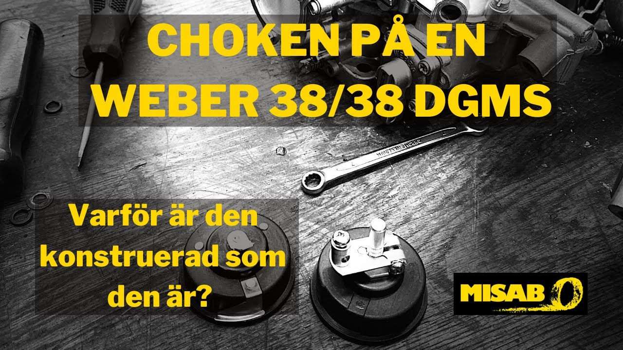 Choken på WEBER 38/38 DGMS - mycket frågor om VARFÖR den är som den är ...