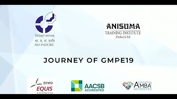 IIM Indore & Anisuma: Journey of General Management Programme for Executives Batch 19