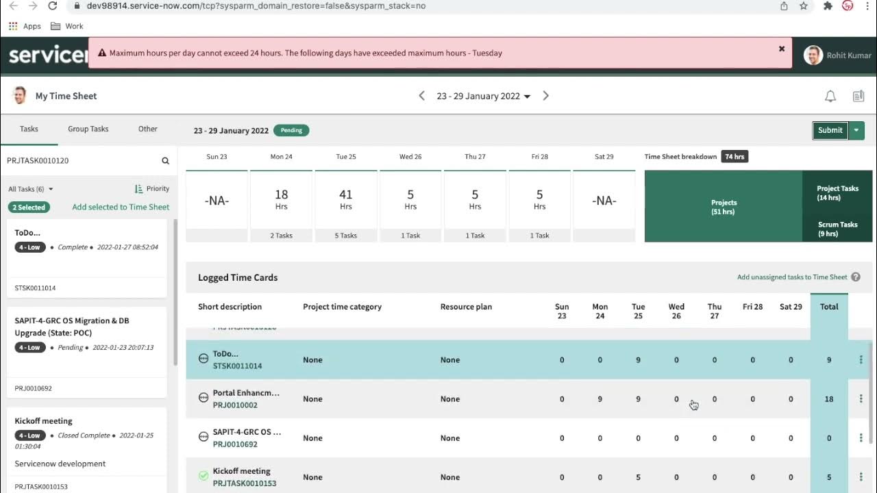 PPM 8 Time Card, Time Sheet , Expense Line PPM ServiceNow YouTube