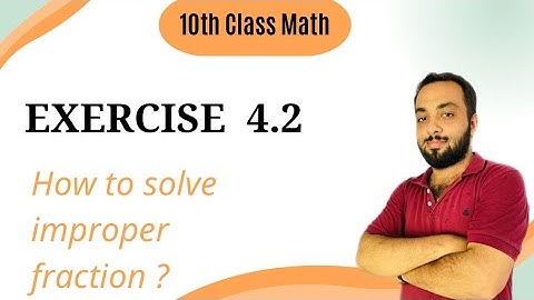 Exercise 4.2 class 10 Math (Part 2) | Math Solution | Usman Sarwar