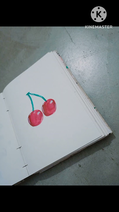 Cherry 🍒 painting #shorts #art