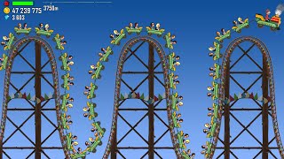 Hill Climb Racing - Kiddie Express in ROLLER COASTER 4668m WALKTHROUGH screenshot 5