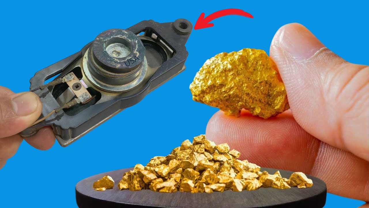 Hidden Treasure I Found With My Homemade Gold Detector From Old Stuff