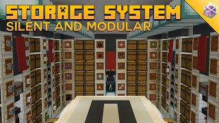 How to Build a fully Automatic Storage System in Minecraft  (Silent & Modular)